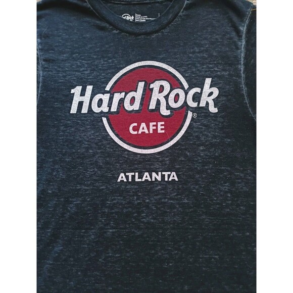 Hard Rock Cafe Atlanta T-Shirt Boy's Small Gray Short Sleeve - Picture 2 of 6